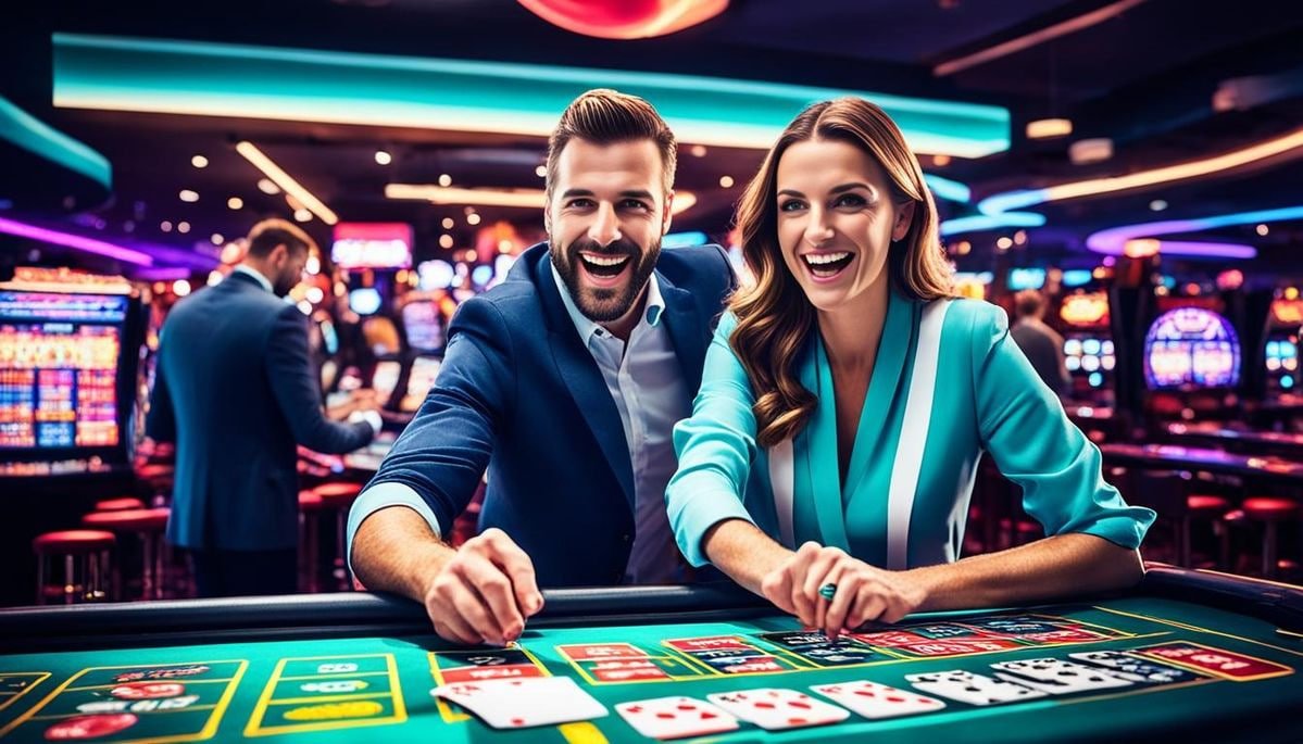 Ilustrasi pengaturan keamanan akun digital pada permainan live casino online