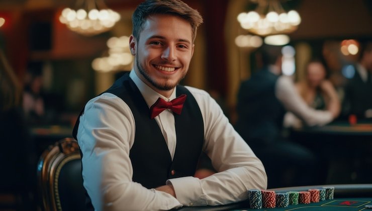Animasi permainan slot dan hiburan virtual dengan berbagai tema warna-warni